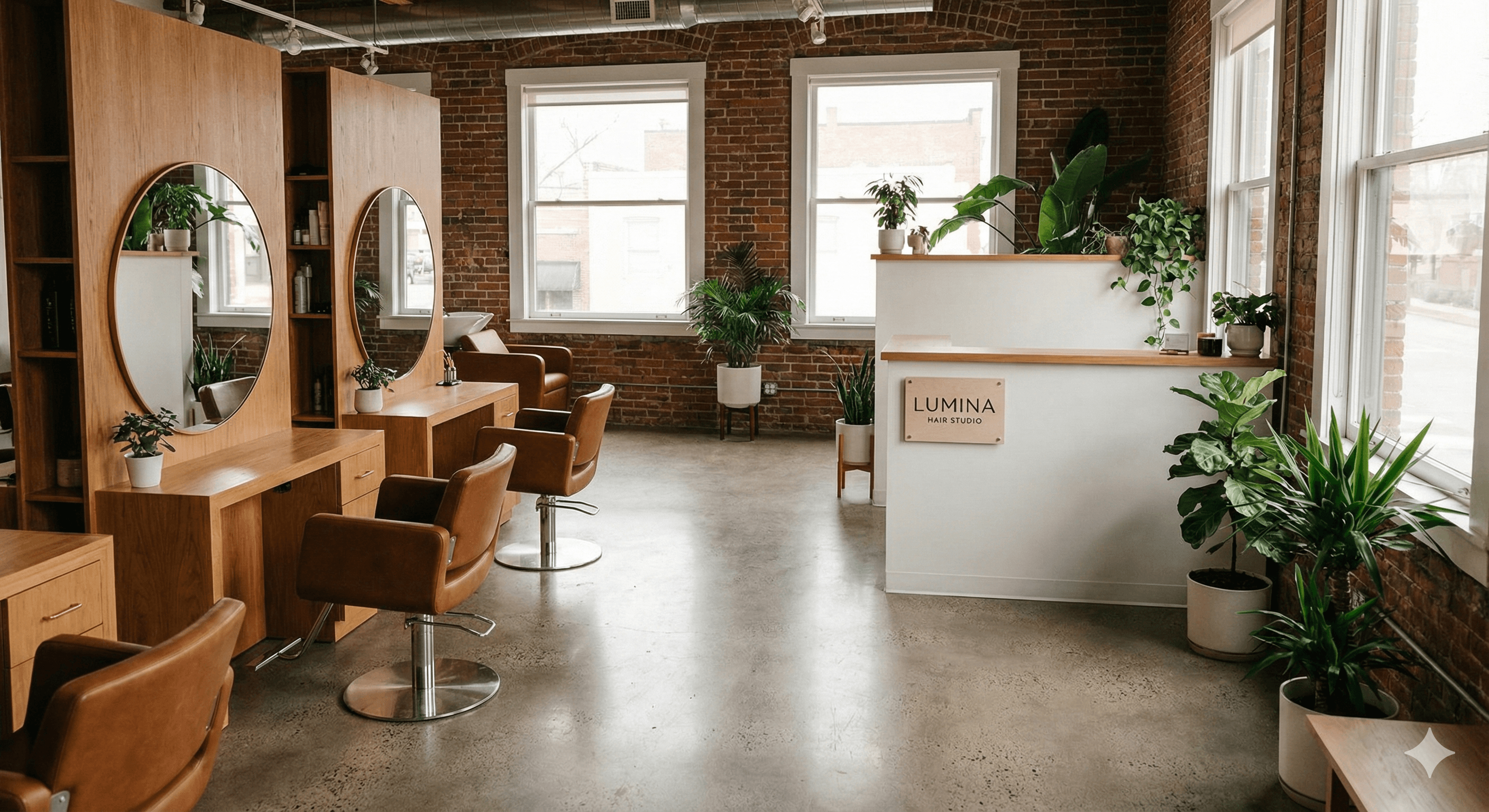 LUMINA HAIR STUDIO サロン内観